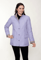 Womens Quilted Collarless Jacket db602
